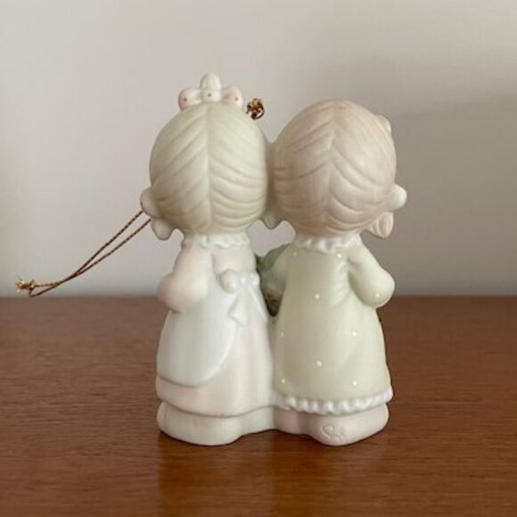 Vintage 1988 Precious Moments Christmas Ornament - To My Forever Friend - Picture 2 of 3